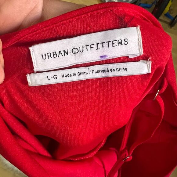 Urban Outfitters red jumpsuit L - Picture 8 of 11